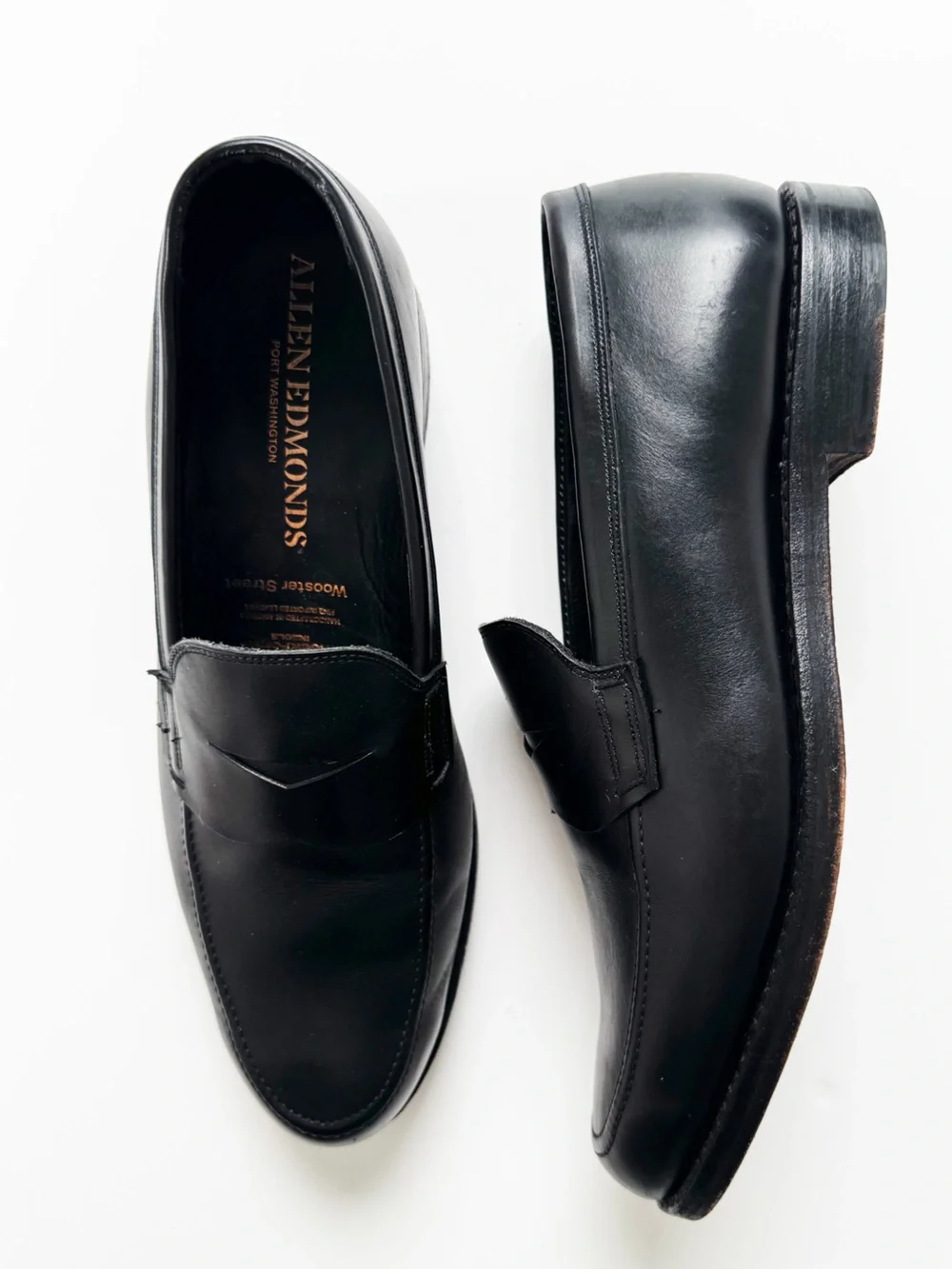 Allen Edmonds Wooster Street Black Leather Loafer | 11.5